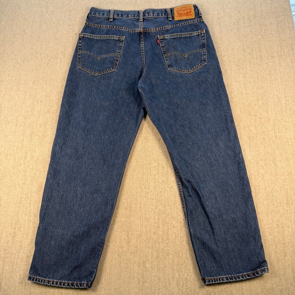Levi's 550 Relaxed Fit Jeans Mens 38x29 Blue Denim Tapered Leg 00550-4886